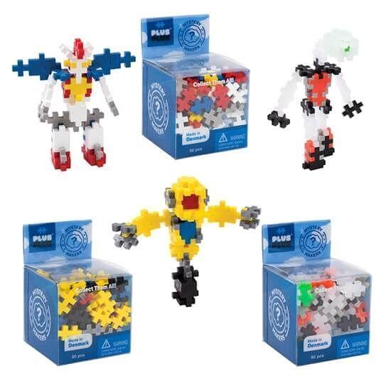 Plus Plus Mini Mystery Builders (Series 2 - Robots)-Toys & Learning-Plus-Plus--babyandme.ca