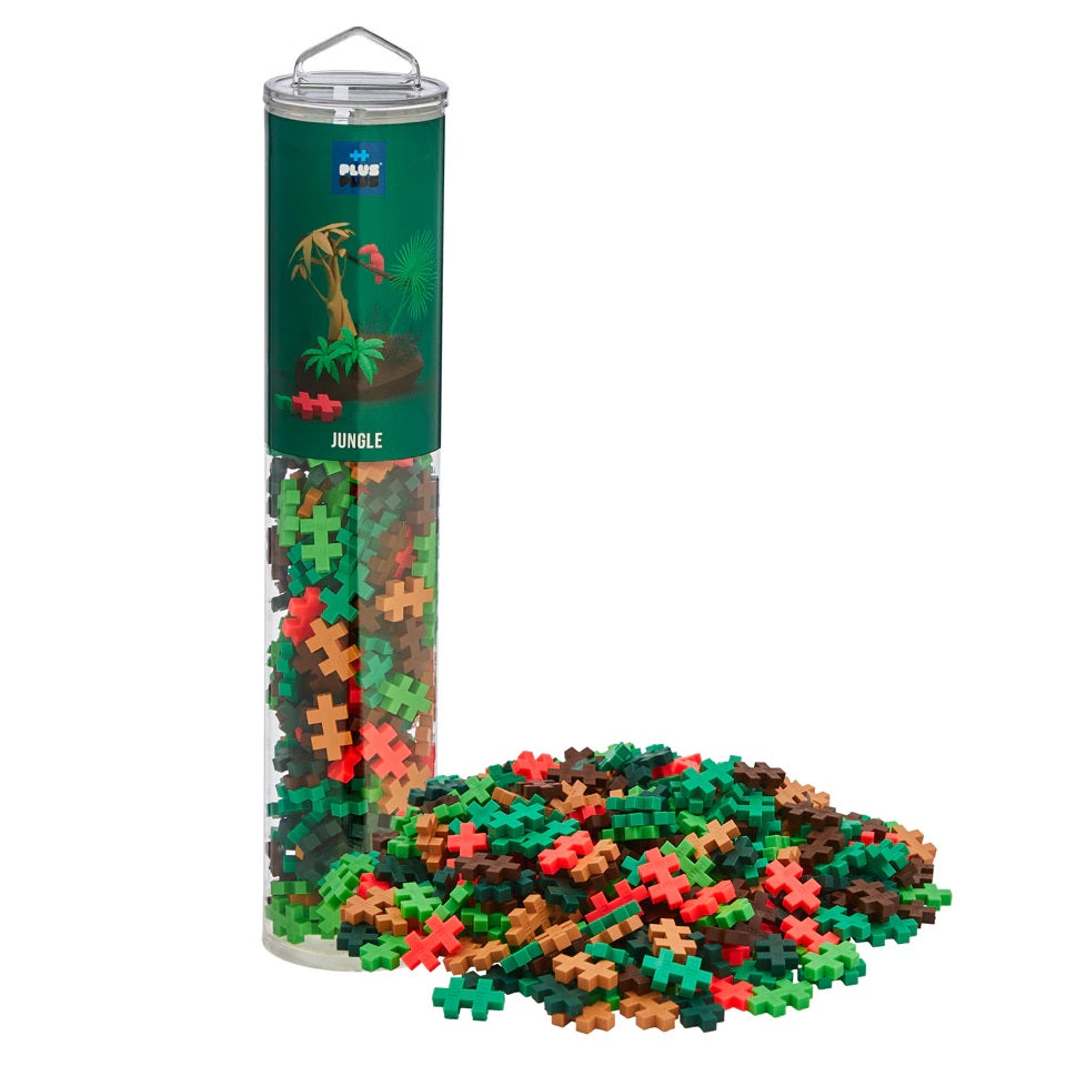 Plus Plus Mini Tube 240-Piece (Jungle Mix)-Toys & Learning-Plus-Plus-027507 JU-babyandme.ca