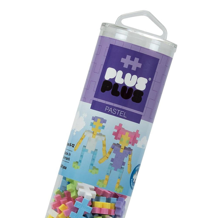Plus Plus Mini Tube 240-Piece (Pastel Mix)-Toys & Learning-Plus-Plus-027507 PA-babyandme.ca