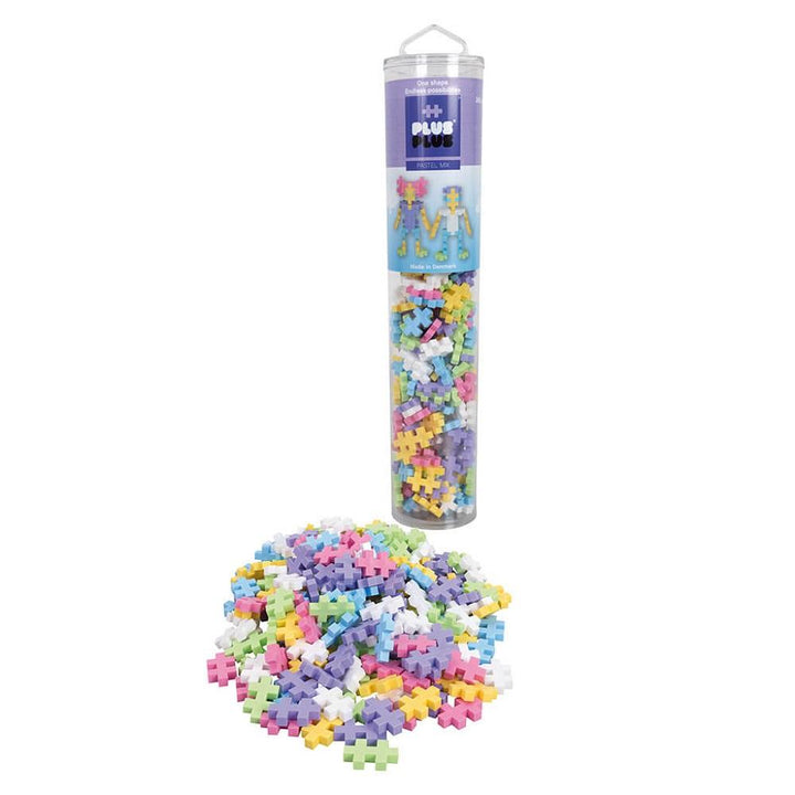 Plus Plus Mini Tube 240-Piece (Pastel Mix)-Toys & Learning-Plus-Plus-027507 PA-babyandme.ca