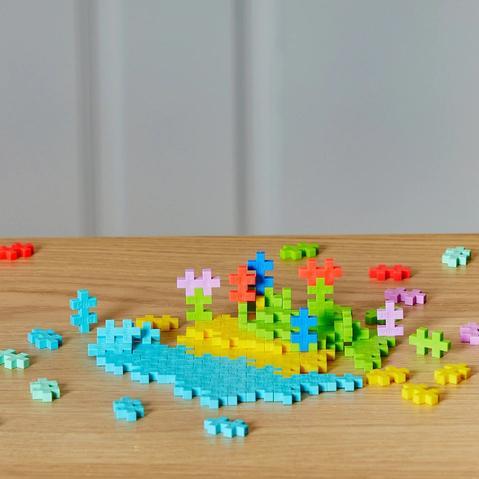 Plus Plus Mini Tube 240-Piece (Tropical Mix)-Toys & Learning-Plus-Plus-027507 TR-babyandme.ca