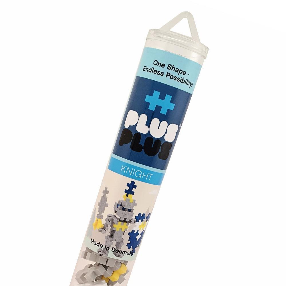 Plus Plus Mini Tube 70-Piece (Knight)-Toys & Learning-Plus-Plus-024423 KN-babyandme.ca