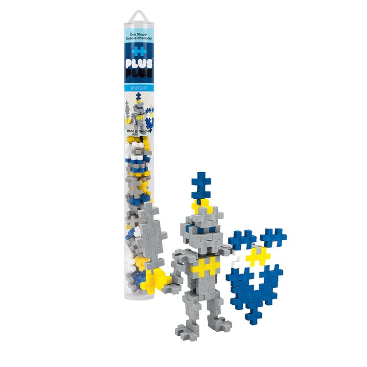 Plus Plus Mini Tube 70-Piece (Knight)-Toys & Learning-Plus-Plus-024423 KN-babyandme.ca