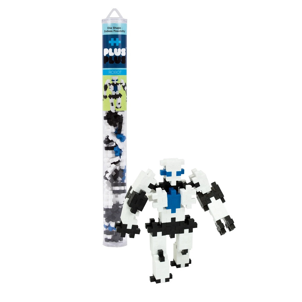 Plus Plus Mini Tube 70-Piece (Robot)-Toys & Learning-Plus-Plus-024423 RB-babyandme.ca