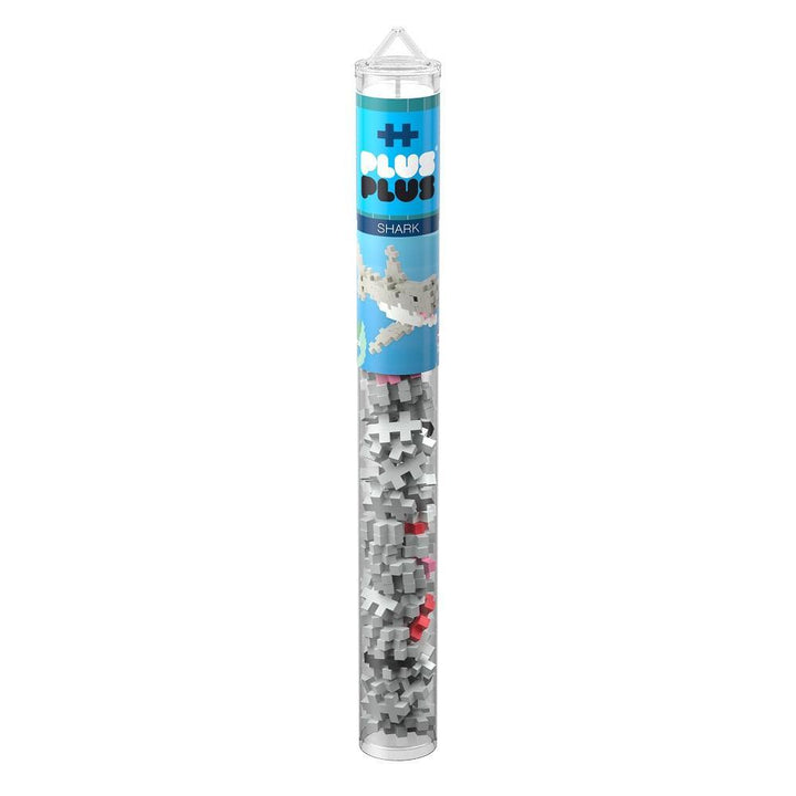 Plus Plus Mini Tube 70-Piece (Shark)-Toys & Learning-Plus-Plus-024423 SK-babyandme.ca