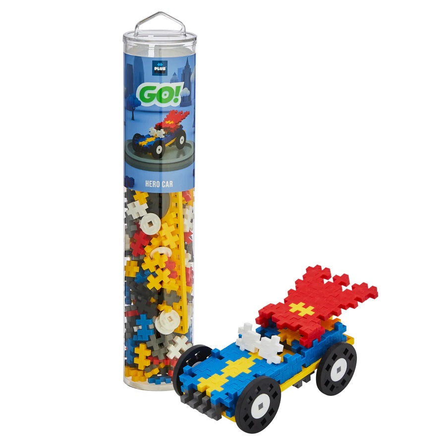 Plus Plus Mini Tube Color Cars 200-Piece (Hero)-Toys & Learning-Plus-Plus-030940 HR-babyandme.ca