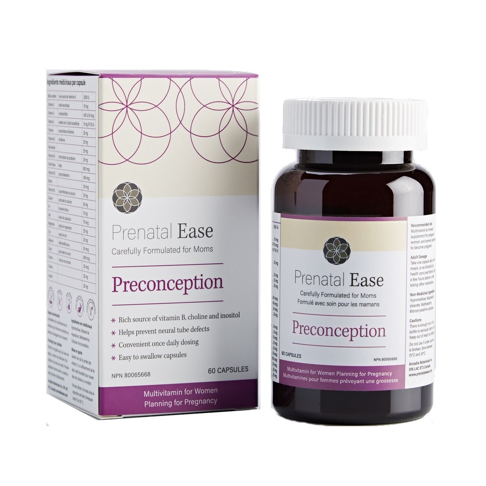 Prenatal Ease Supplements (Preconception)-Health-Prenatal Ease-031691 PC-babyandme.ca