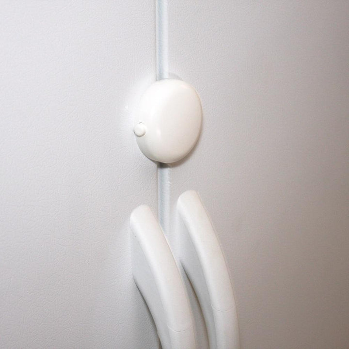 Qdos Adhesive Fridge/Freezer Lock (White)-Health-Qdos-023675 WH-babyandme.ca