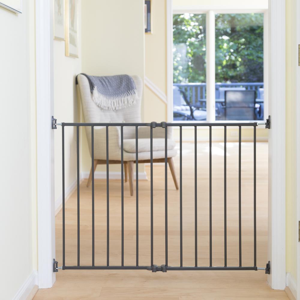 Qdos Extending SafeGate Baby Gate (Slate) - IN STORE PICK UP ONLY-Health-Qdos-027603 SL-babyandme.ca
