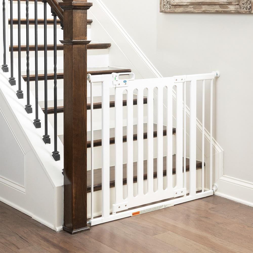 Qdos Spectrum Designer Pressure Mount Baby Gate (White) - IN STORE PICK UP ONLY-Health-Qdos-027606 WH-babyandme.ca