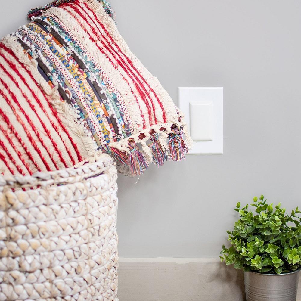 Qdos StayPut Double Outlet Plugs 6-Pack (White)-Health-Qdos-023681-babyandme.ca