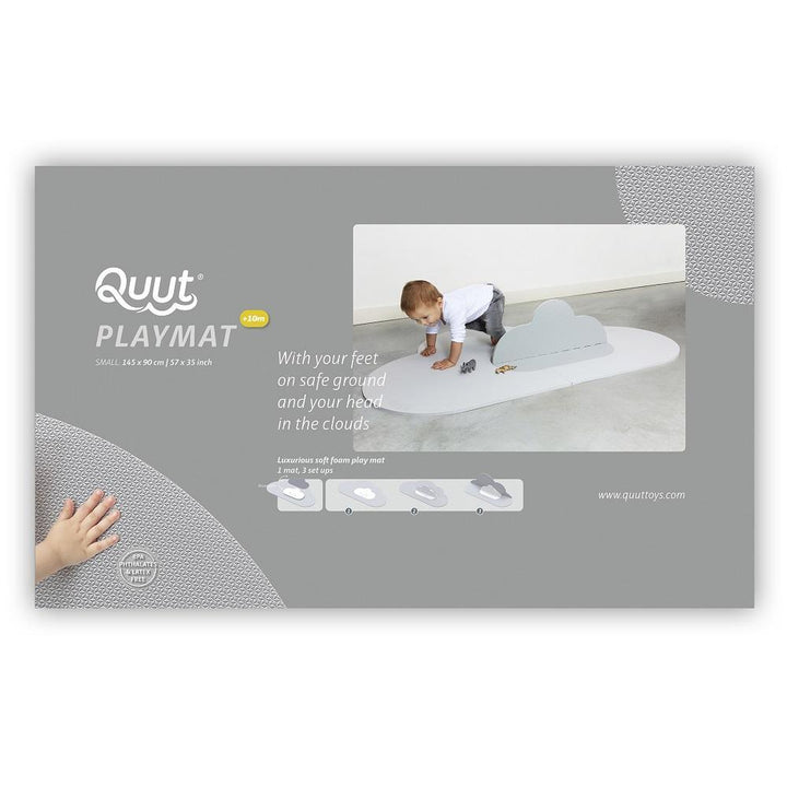 Quut Head in the Clouds Playmat Small (Pearl Grey)-Toys & Learning-Quut-028143 PG-babyandme.ca