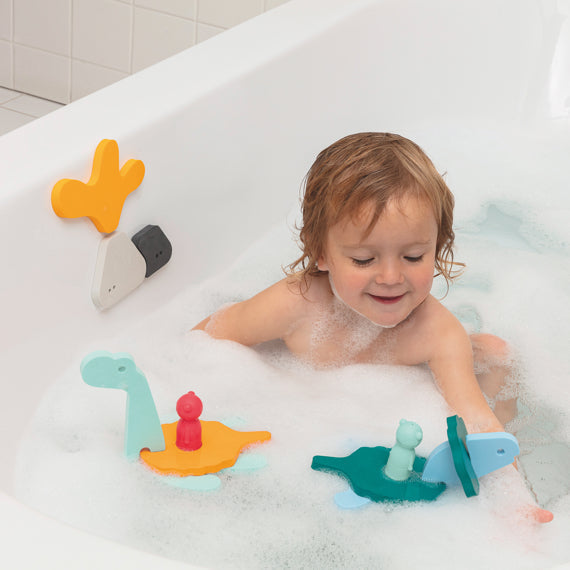 Quut Puzzle Friends (Dino World)-Bath-Quut-030941 DW-babyandme.ca