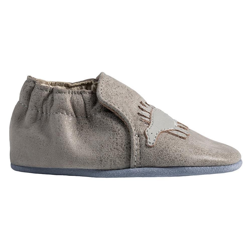 Robeez Soft Soles (Grey Ramsey)-Apparel-Robeez--babyandme.ca