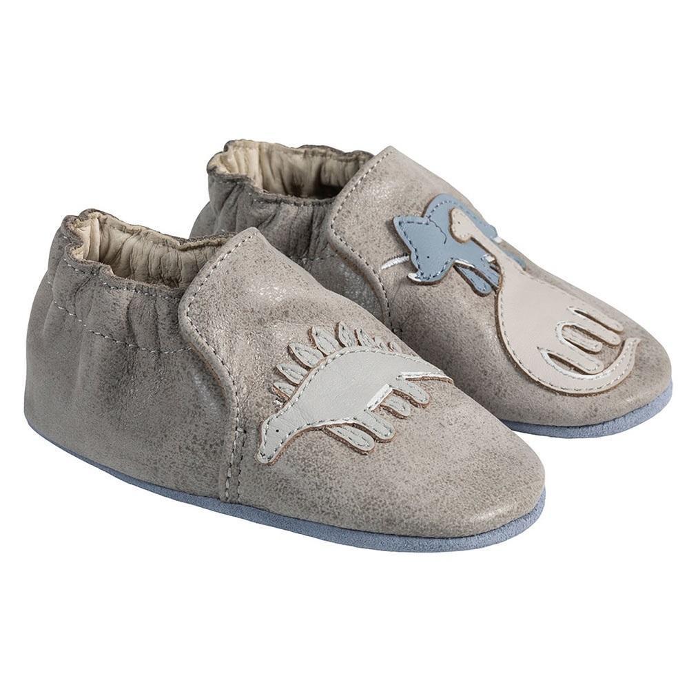 Robeez Soft Soles (Grey Ramsey)-Apparel-Robeez--babyandme.ca