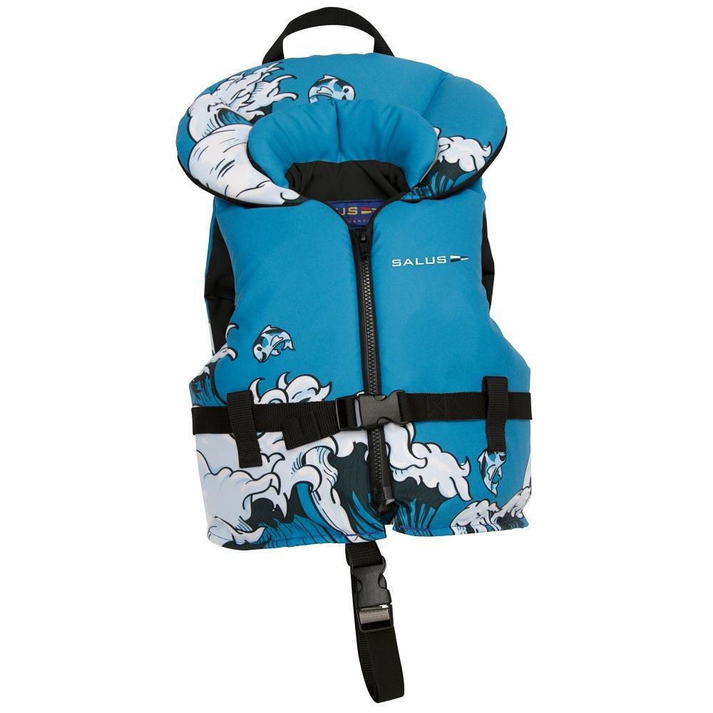 Salus Marine Nimbus Child Vest (Blue Waves)-Apparel-Salus Marine-000624 BW 30-60-babyandme.ca