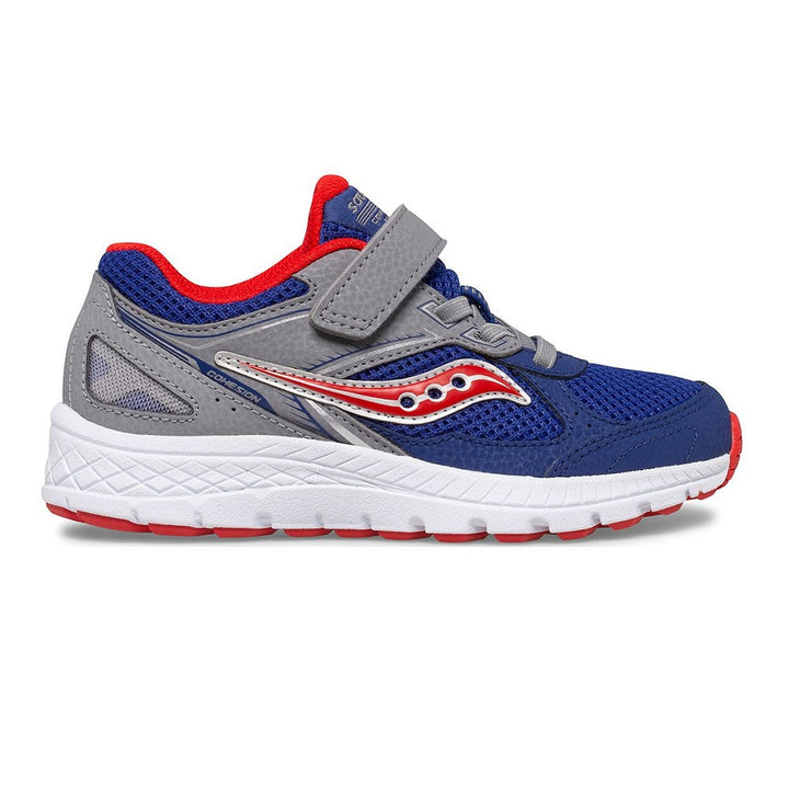 Saucony Kid's Cohesion 14 A/C Sneaker (Navy/Red)-Apparel-Saucony--babyandme.ca
