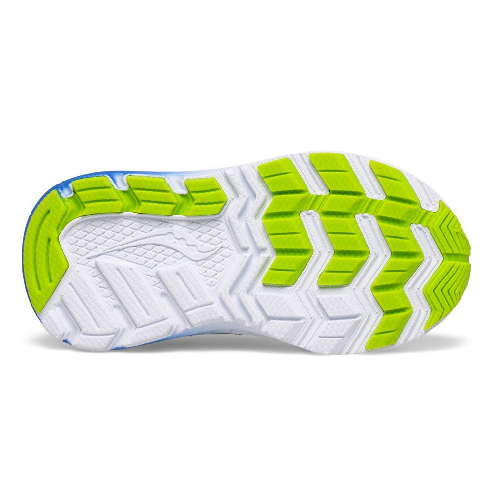 Saucony Kid's Ride 10 Jr. Sneaker (Navy/Green)-Apparel-Saucony--babyandme.ca