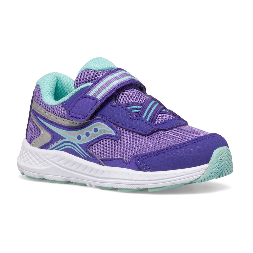Saucony Kid's Ride 10 Jr. Sneaker (Purple)-Apparel-Saucony--babyandme.ca