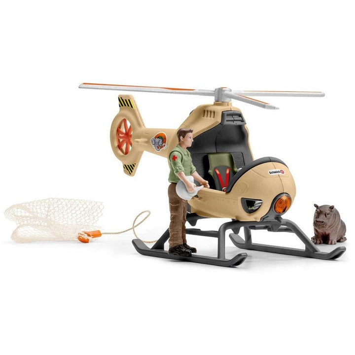 Schleich Animal Rescue Helicopter-Toys & Learning-Schleich-030580-babyandme.ca