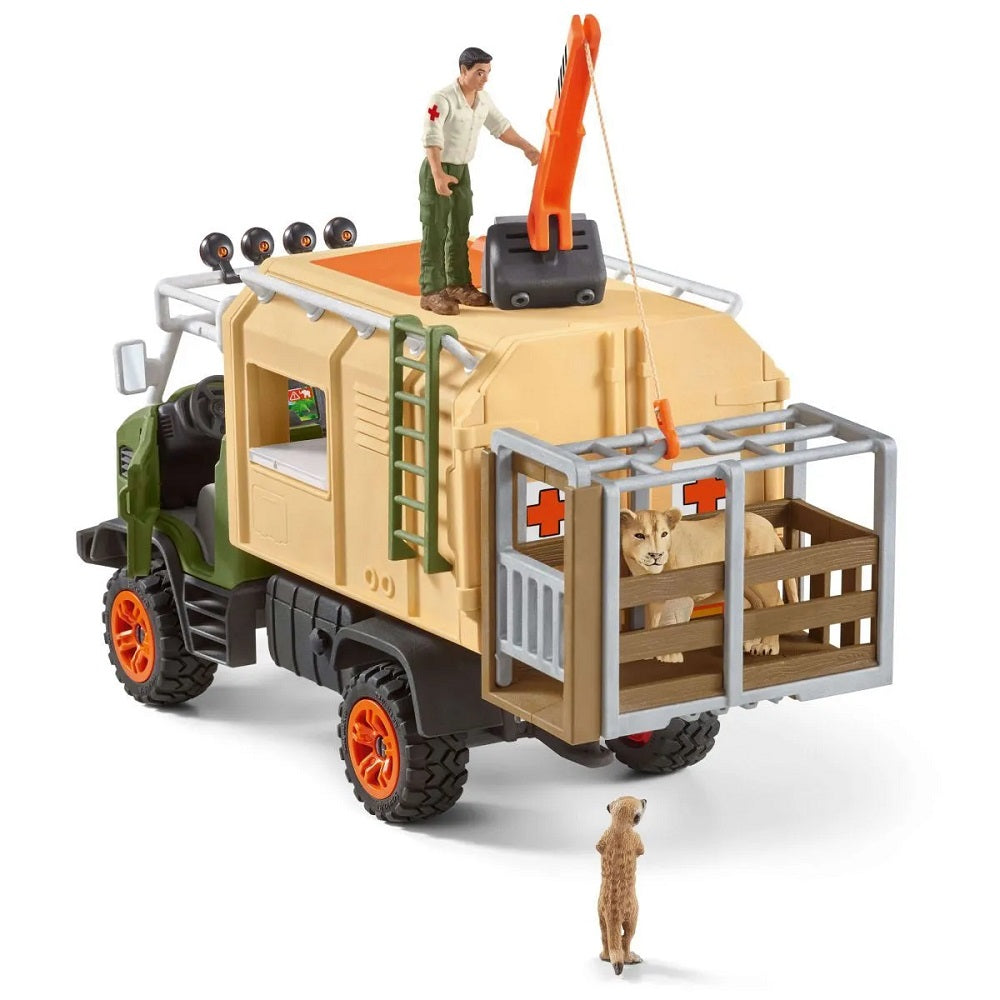 Schleich Animal Rescue Large Truck-Toys & Learning-Schleich-031554-babyandme.ca