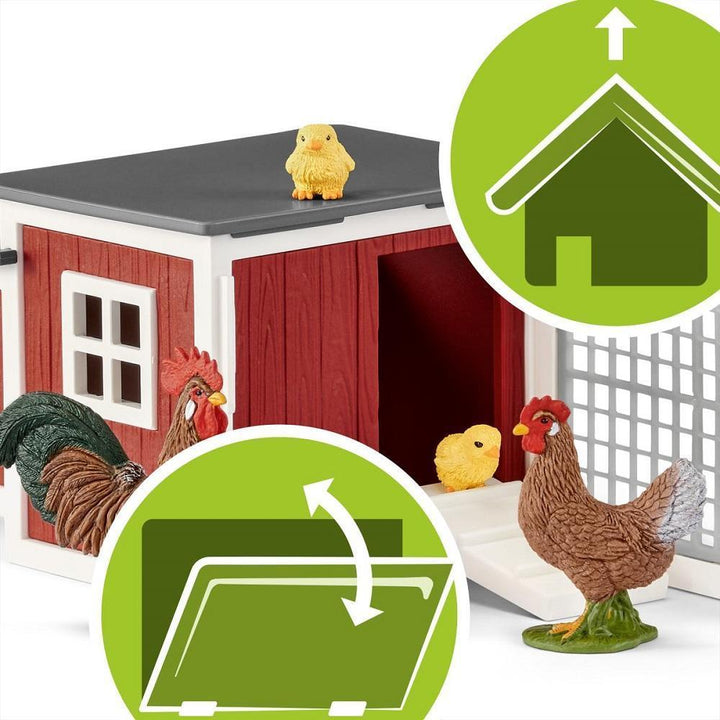 Schleich Chicken Coop-Toys & Learning-Schleich-008167 CC-babyandme.ca