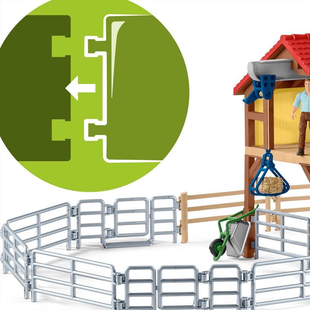 Schleich fence set top