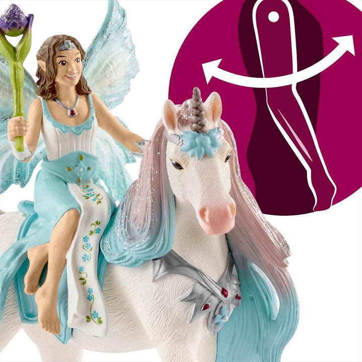 Schleich Fairy Eyela with Princess Unicorn-Toys & Learning-Schleich-025147 EU-babyandme.ca