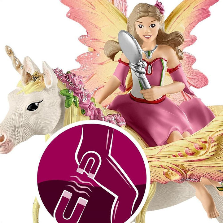 Schleich Fairy Feya with Pegasus Unicorn-Toys &amp; Learning-Schleich-009261 FU-babyandme.ca