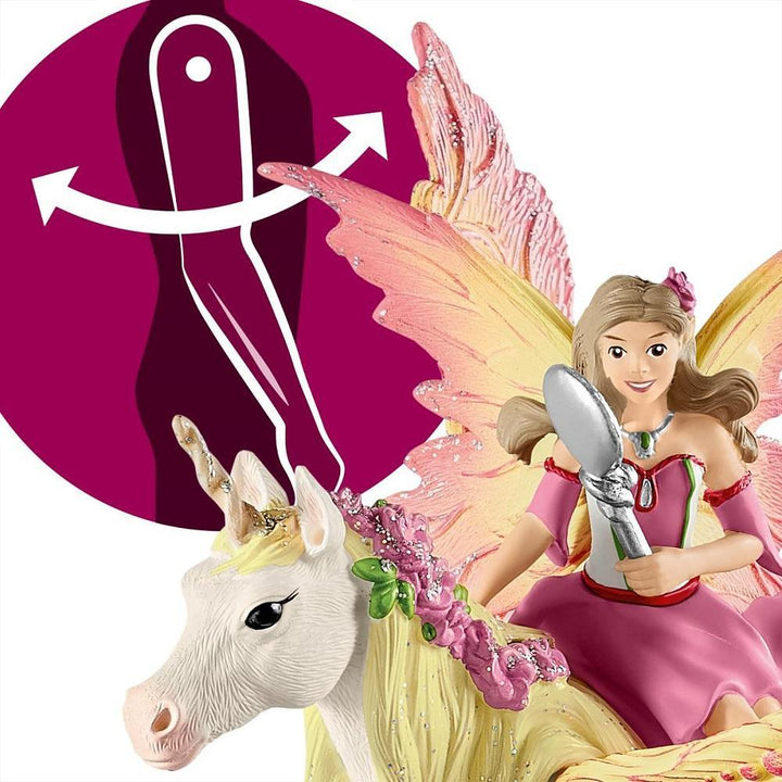 Schleich Fairy Feya with Pegasus Unicorn-Toys &amp; Learning-Schleich-009261 FU-babyandme.ca