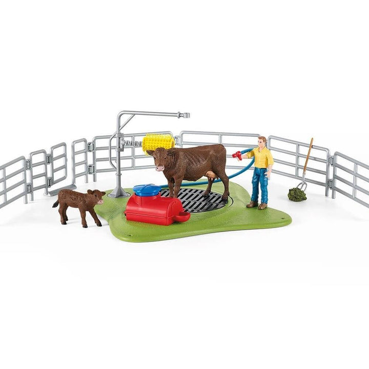 Schleich Happy Cow Wash-Toys & Learning-Schleich-030063-babyandme.ca