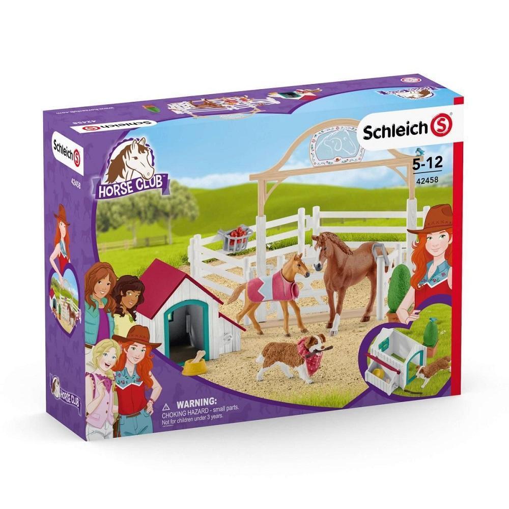 Schleich Horse Club Hannah's Guest Horses with Ruby the Dog-Toys & Learning-Schleich-027707 HG-babyandme.ca