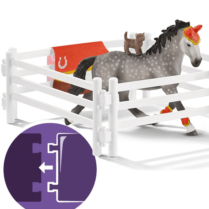 Schleich Horse Club Mia's Vaulting Riding Set-Toys & Learning-Schleich-031010-babyandme.ca