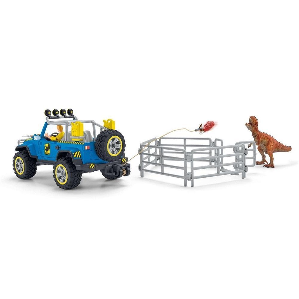 Schleich Off-Road Vehicle with Dino Outpost-Toys & Learning-Schleich-028145-babyandme.ca