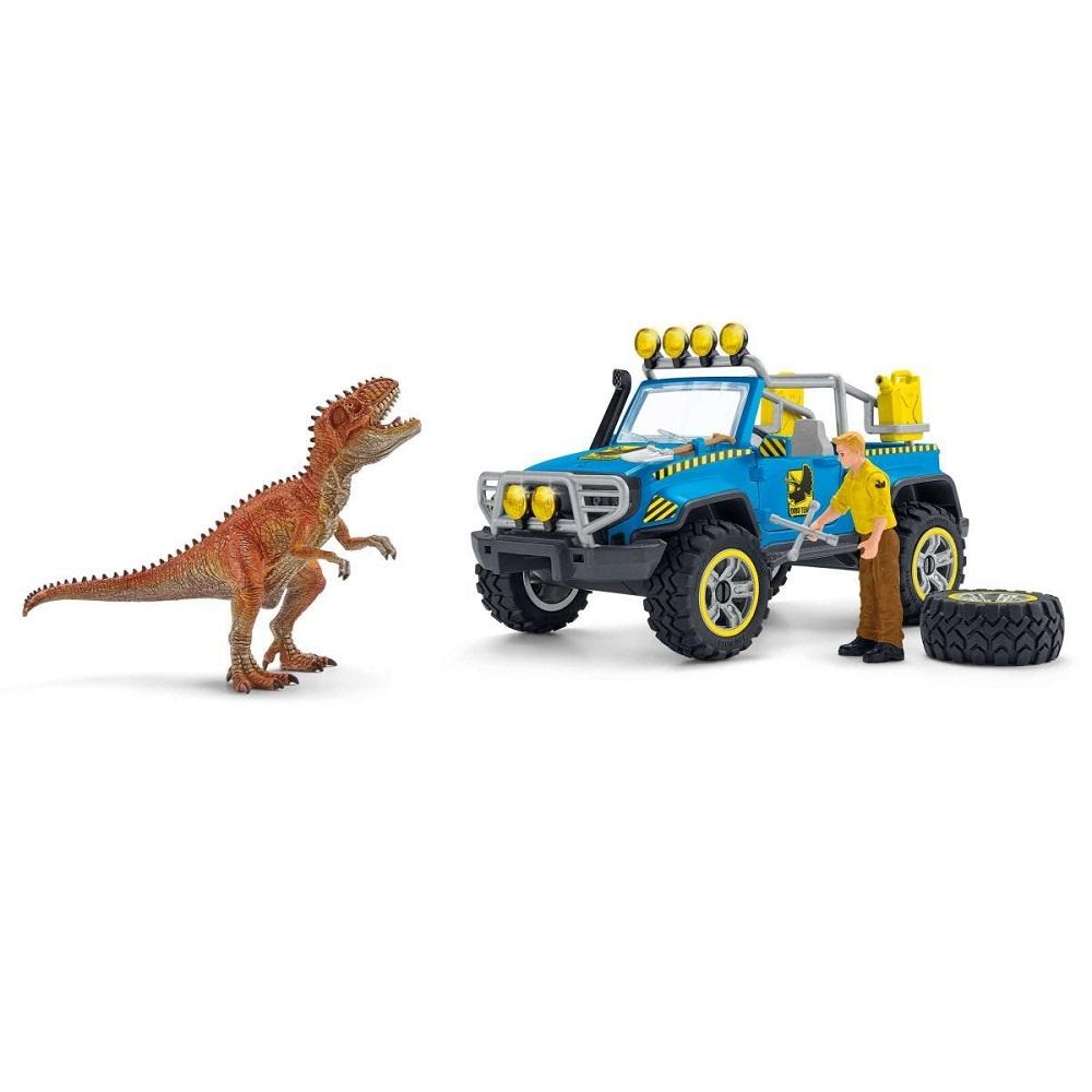 Schleich Off-Road Vehicle with Dino Outpost-Toys & Learning-Schleich-028145-babyandme.ca