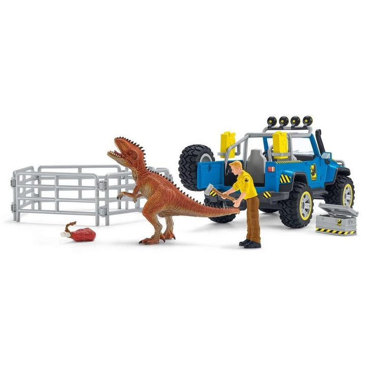 Schleich Off-Road Vehicle with Dino Outpost-Toys & Learning-Schleich-028145-babyandme.ca