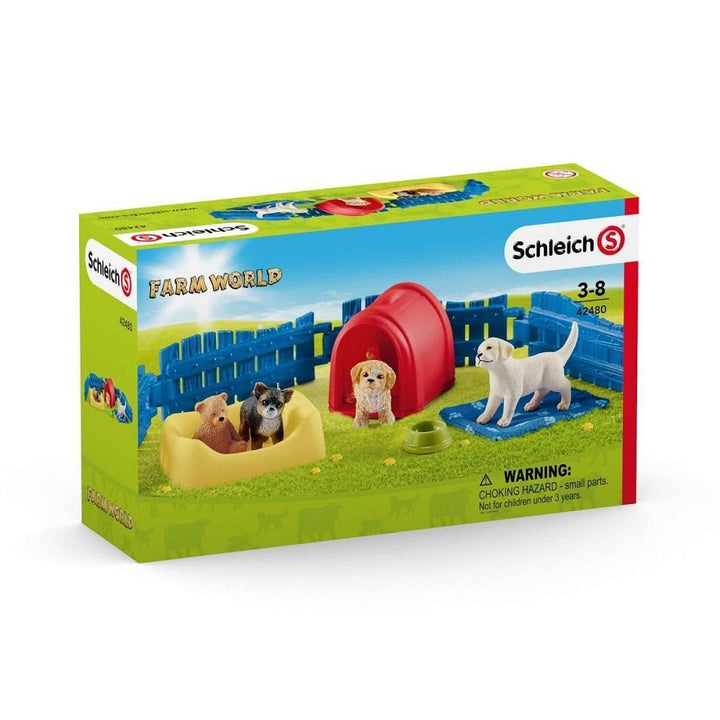 Schleich Puppy Pen-Toys &amp; Learning-Schleich-028096-babyandme.ca