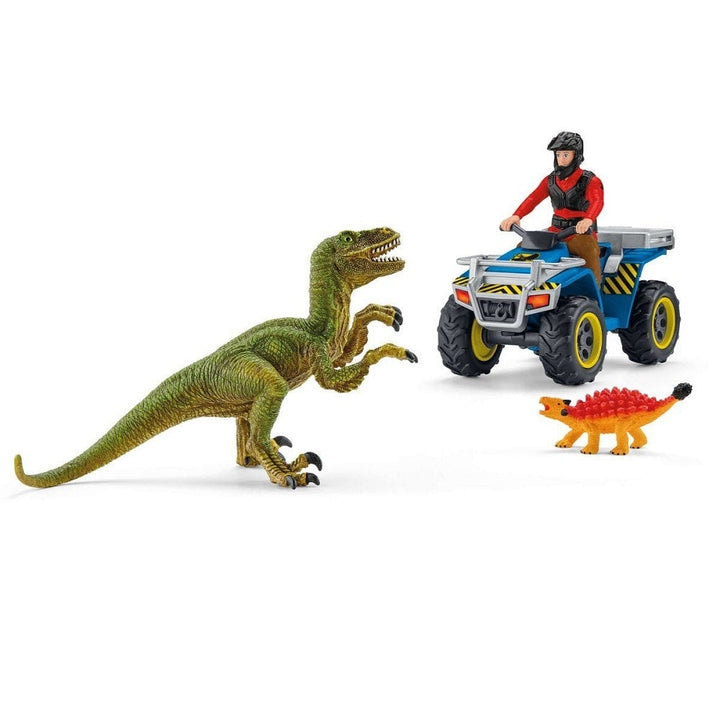 Schleich Quad Escape from Velociraptor-Toys & Learning-Schleich-024400 VR-babyandme.ca