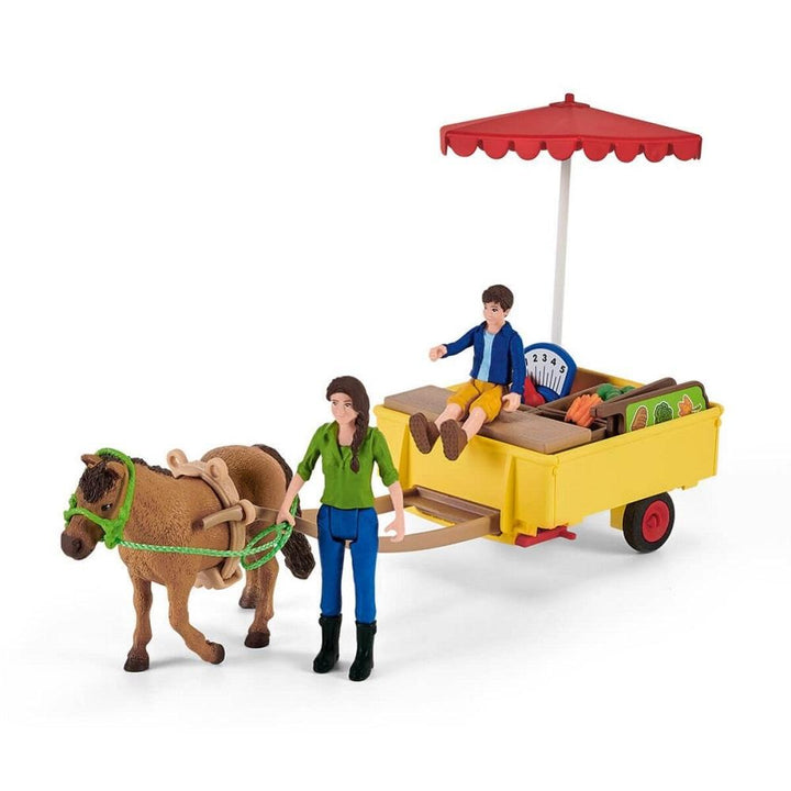 Schleich Sunny Day Mobile Farm Stand-Toys & Learning-Schleich-030068-babyandme.ca