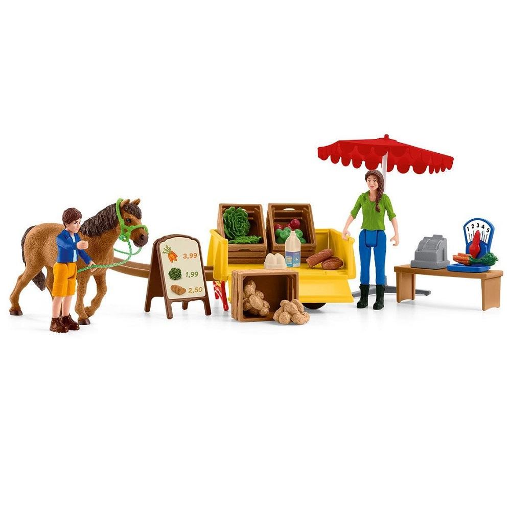 Schleich Sunny Day Mobile Farm Stand-Toys & Learning-Schleich-030068-babyandme.ca