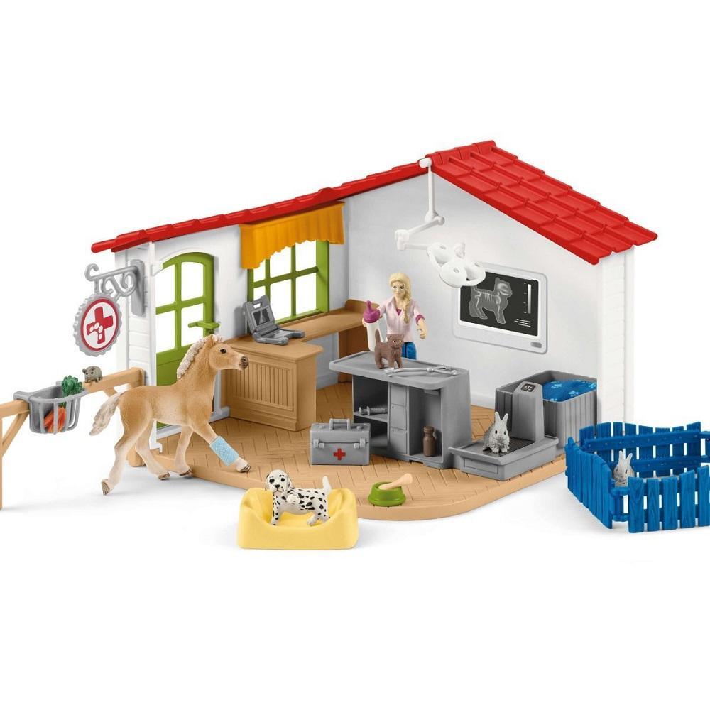 Schleich Veterinarian Practice with Pets-Toys & Learning-Schleich-028443-babyandme.ca