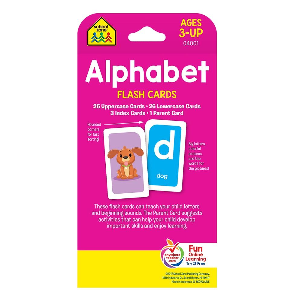 School Zone Flash Cards (Alphabet)-Toys & Learning-School Zone-030133 AB-babyandme.ca