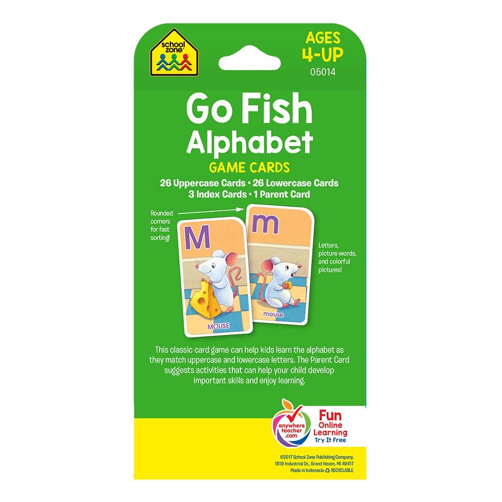 School Zone Flash Cards (Go Fish Alphabet)-Toys & Learning-School Zone-030133 GF-babyandme.ca