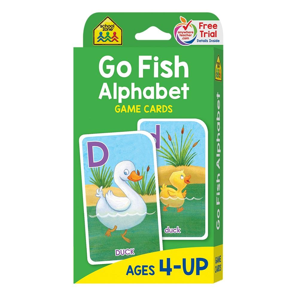 School Zone Flash Cards (Go Fish Alphabet)-Toys & Learning-School Zone-030133 GF-babyandme.ca