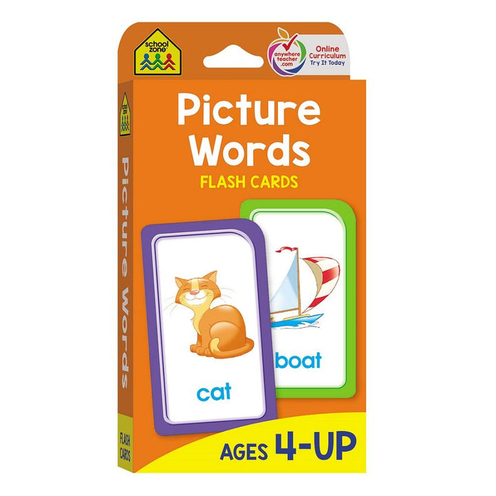 School Zone Flash Cards (Picture Words)-Toys & Learning-School Zone-030133 PW-babyandme.ca