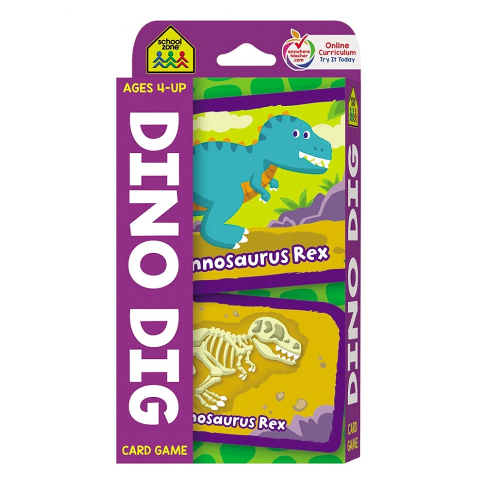 School Zone Game Cards (Dino Dig)-Toys & Learning-School Zone-030133 DD-babyandme.ca