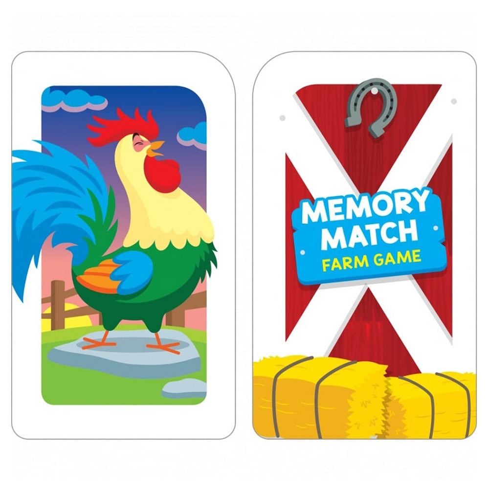 School Zone Game Cards (Memory Match Farm)-Toys & Learning-School Zone-030133 MF-babyandme.ca