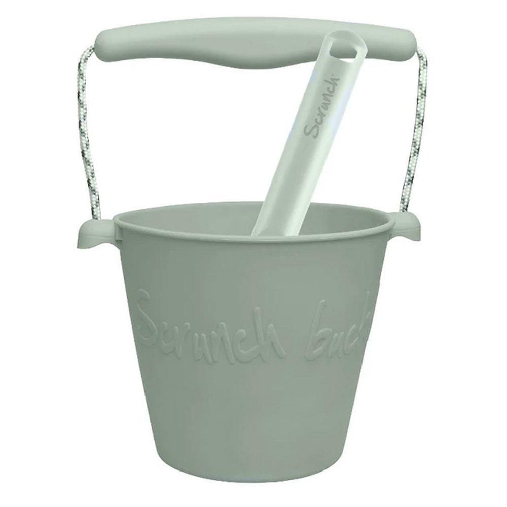 Scrunch Bucket (Sage)-Toys & Learning-Scrunch-027718 SG-babyandme.ca