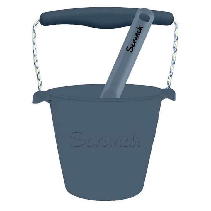 Scrunch Bucket (Steel Blue)-Toys & Learning-Scrunch-027718 SB-babyandme.ca
