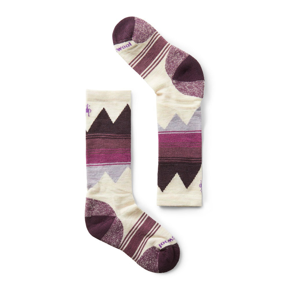 SmartWool Ski Light Cushion OTC Socks 1-Pack (Moonbeam)-Apparel-SmartWool--babyandme.ca